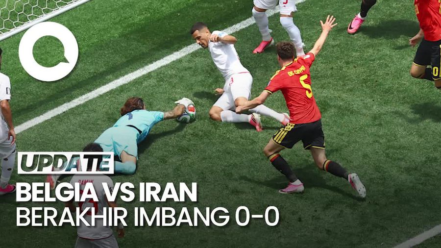 Video: Kiper Ali Beiranvand Tampil Kokoh, Belgia Ditahan Imbang Iran 0-0