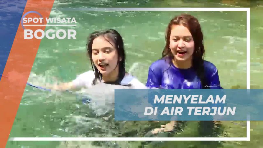 Menyelam Seru di Air Terjun Curug Cibaliung, Bogor