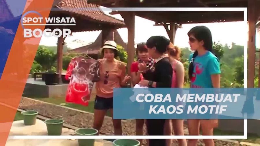 Mengikuti Aktivitas Membuat Motif di Kaos dengan Alat Sederhana di Bogor  