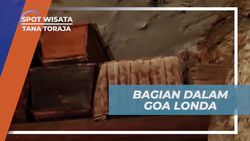 Melihat Peti Mati Berjejer dan Tengkorak di Dalam Goa Londa, Tana Toraja  