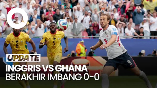 Video: Inggris Ditahan Imbang Ghana dengan Skor 0-0