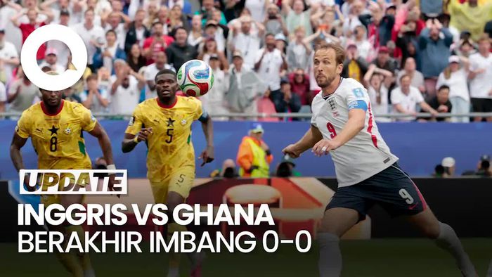 Video: Inggris Ditahan Imbang Ghana dengan Skor 0-0