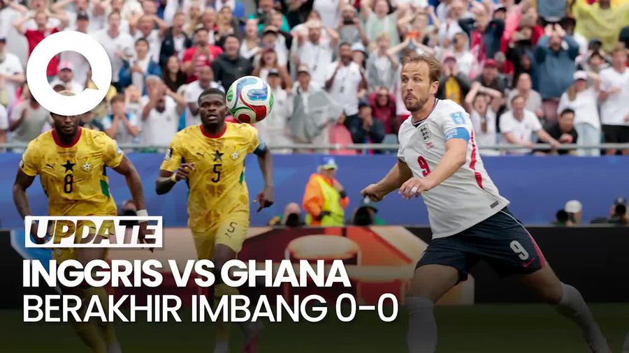 Video: Inggris Ditahan Imbang Ghana dengan Skor 0-0