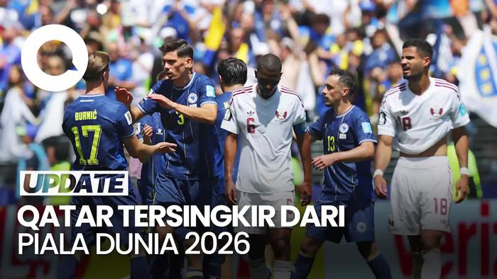 Video Qatar Tersingkir dari Piala Dunia 2026 Usai Keok 1-3 dari Bosnia