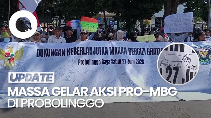 Video: Aksi Pro-MBG di Probolinggo, Wali Kota Turut Tandatangan Dukungan