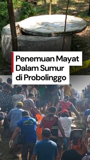 Video: Heboh Warga Probolinggo Temukan Mayat di Dalam Sumur