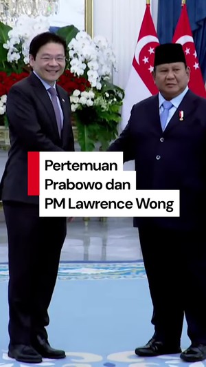 Video Prabowo ke PM Singapura: Jika Ada Salah Paham, Selesaikan Secara Terbuka