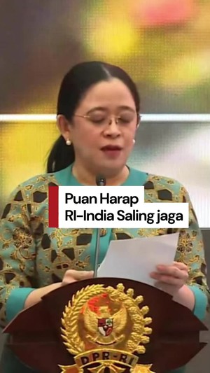 Video: Puan Harap RI-India Saling Jaga di Tengah Gejolak Geopolitik