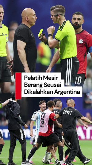 Video Kesalnya Pelatih Mesir: Argentina Tak Pantas Menang!