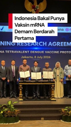 Video: Indonesia Garap Vaksin mRNA Demam Berdarah Pertama di Dunia