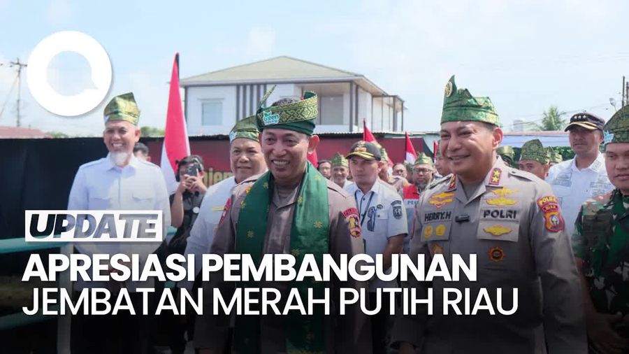 Video: Apresiasi & Harapan Kapolri atas Pembangunan Jembatan Merah Putih di Riau