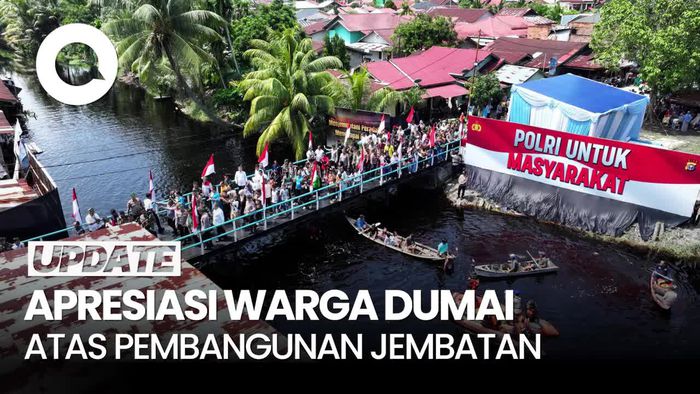 Video Cerita Siswi di Dumai: Tak Semangat Sekolah Sebelum Jembatan Dibangun