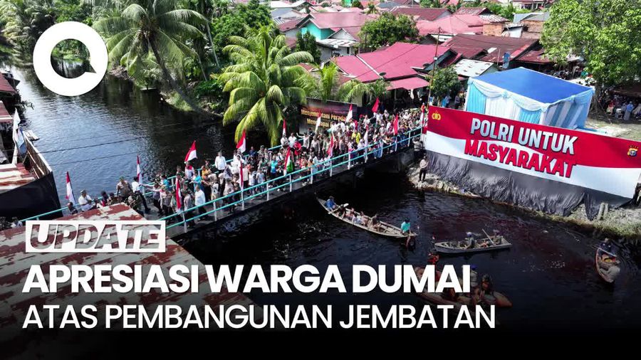 Video Cerita Siswi di Dumai: Tak Semangat Sekolah Sebelum Jembatan Dibangun
