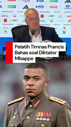 Video Deschamps: Banyak yang Menganggap Mbappe Sebagai Diktator
