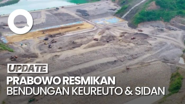 Video: Prabowo Resmikan Bendungan di Aceh & Bali Karya PT Brantas Abipraya