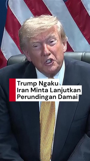 Video Trump Klaim Iran Minta Berunding: Tapi Gencatan Senjata Berakhir!