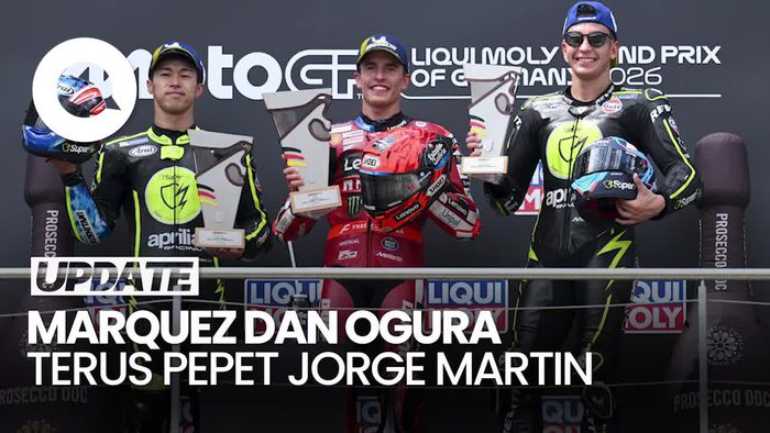 Video MotoGP 2026: Marquez-Ogura Hantui Jorge Martin
