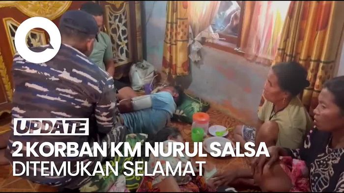Video: Hilang Berhari-hari, 2 Korban KM Nurul Salsa Tenggelam Ditemukan Selamat
