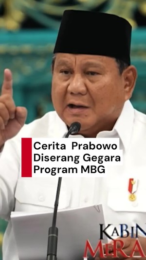 Video Prabowo: Saya Diserang karena Beri MBG ke Anak-anak Dianggap Pemborosan