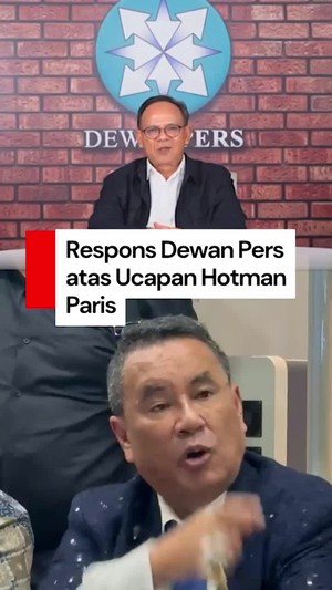 Video Dewan Pers: Ucapan Hotman Lu Punya Otak Nggak? Bernada Merendahkan