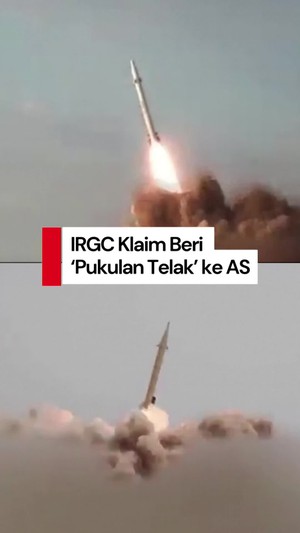 Video 3 Gelombang Serangan Iran Diklaim Hancurkan Fasilitas Militer AS di Bahrain-Kuwait
