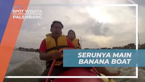 Coba Serunya Bermain Banana Boat di Palembang