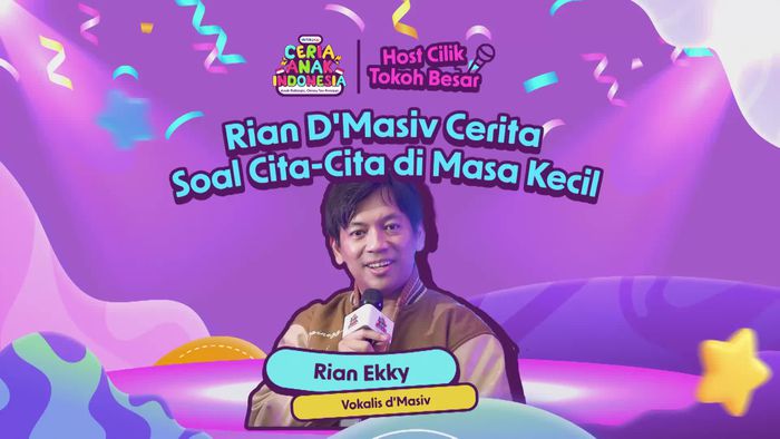 Rian DMasiv Cerita Soal Cita-Cita di Masa Kecil