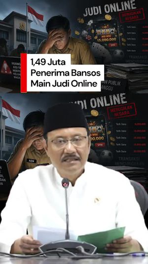 Video: Parah! Ada 1,49 Juta Keluarga Penerima Bansos Ternyata Main Judol