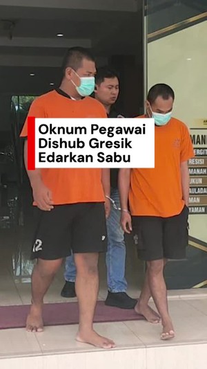 Video Oknum Pegawai Dishub Gresik Ditangkap gegara Edarkan Sabu