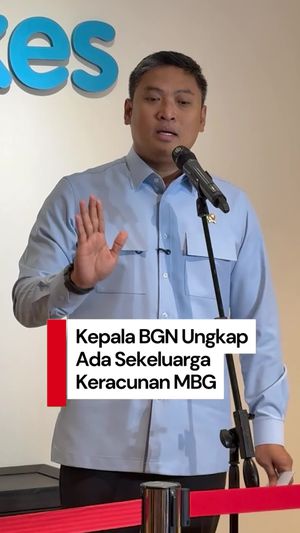 Video Kepala BGN soal Kasus Sekeluarga Keracunan MBG