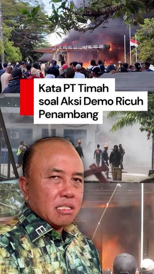Video PT Timah Buka Suara soal Aksi Demo Ricuh Penambang di Belitung Timur
