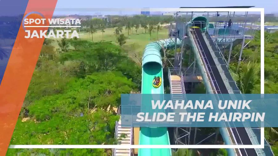 Menghadapi Tantangan di Wahana Slide The Hairpin, Jakarta
