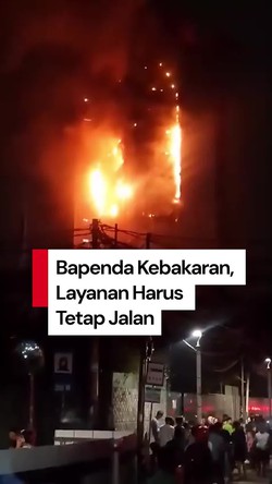 Video Siasat Pramono Atasi Dampak Kebakaran Gedung Bapenda
