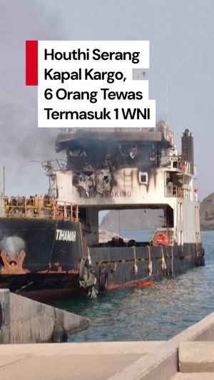 Video: 1 WNI Tewas Usai Diserang Houthi di Selat Bab el-Mandeb