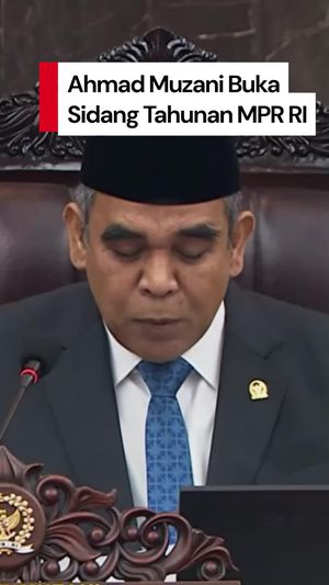 Video: Ahmad Muzani Buka Sidang Tahunan MPR RI, Dihadiri 629 Anggota