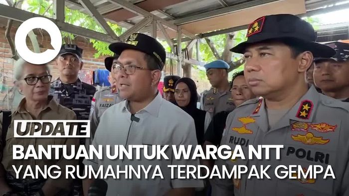 Video Gubernur-Kapolda NTT Tinjau Rumah Warga yang Terdampak Gempa