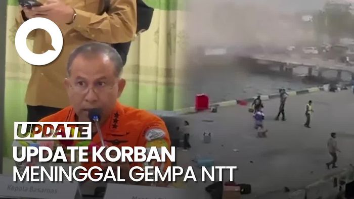 Video Basarnas: Total Korban Meninggal Gempa NTT Jadi 51 Orang