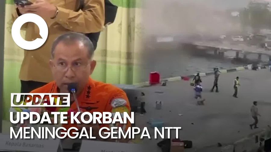 Video Basarnas: Total Korban Meninggal Gempa NTT Jadi 51 Orang