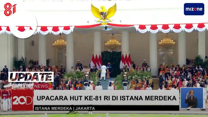 Video: Momen Pengibaran Sang Merah Putih saat HUT ke-81 RI