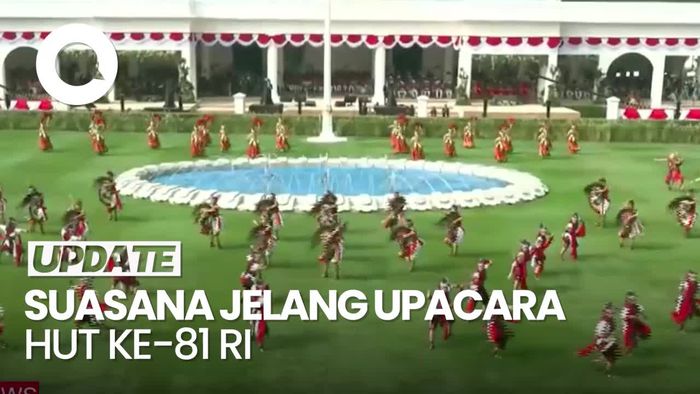 Video: Suasana Istana Merdeka Jelang Upacara HUT ke-81 RI