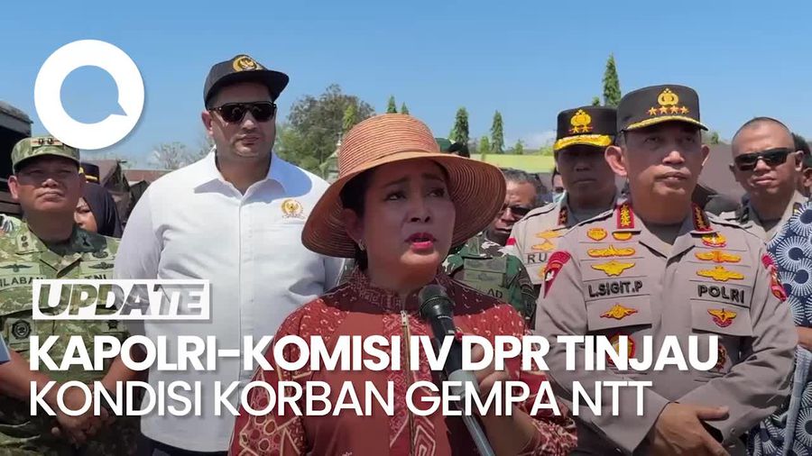Video: Momen Kapolri-Titiek Soeharto Dengarkan Keluhan Korban Gempa NTT