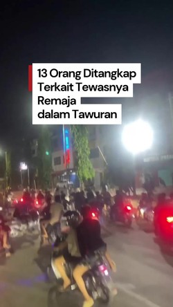 Video: Tawuran Tewaskan Satu Remaja di Jambi, 13 Orang Ditangkap