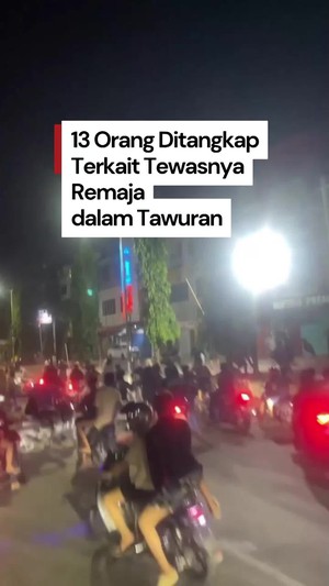 Video: Tawuran Tewaskan Satu Remaja di Jambi, 13 Orang Ditangkap