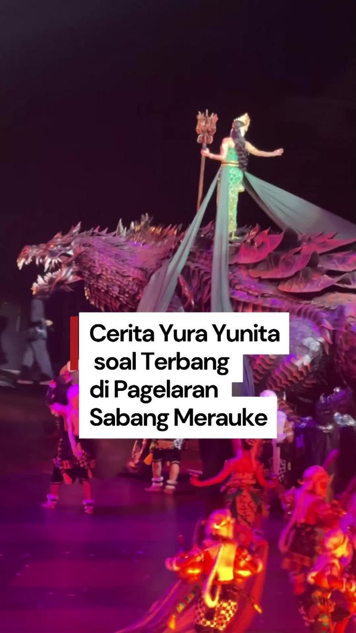 Video: Aksi Terbang Yura Yunita di Pagelaran Sabang Merauke