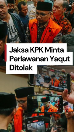 Video: Jaksa KPK Minta Hakim Tolak Perlawanan Yaqut di Kasus Kuota Haji