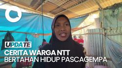 Video: Melihat Tenda Mandiri yang Dibangun Warga NTT dari Puing Bangunan