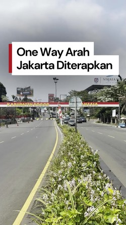 Video: Polisi Berlakukan One Way Puncak Menuju Jakarta Siang Ini 