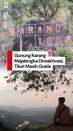 Video Gunung Karang Majalengka Kembali Dibuka untuk Umum, Tiket Masih Gratis