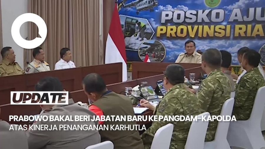 Prabowo Bakal Kasih Jabatan Ini Berkat Penanganan Karhutla