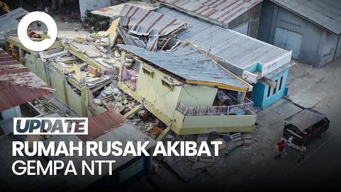 Video Update Gempa NTT: 24.597 Rumah Rusak Berat, 185.113 Mengungsi